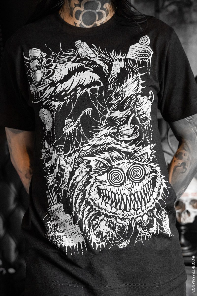 画像1: Cathedral Crow T-shirt / Ｔシャツ【VampireFreaks】 (1)