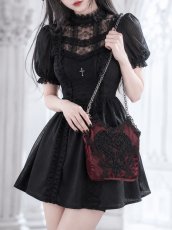 画像5: Gothic lolita tulle chest doll dress / ワンピース【DARK IN LOVE】 (5)