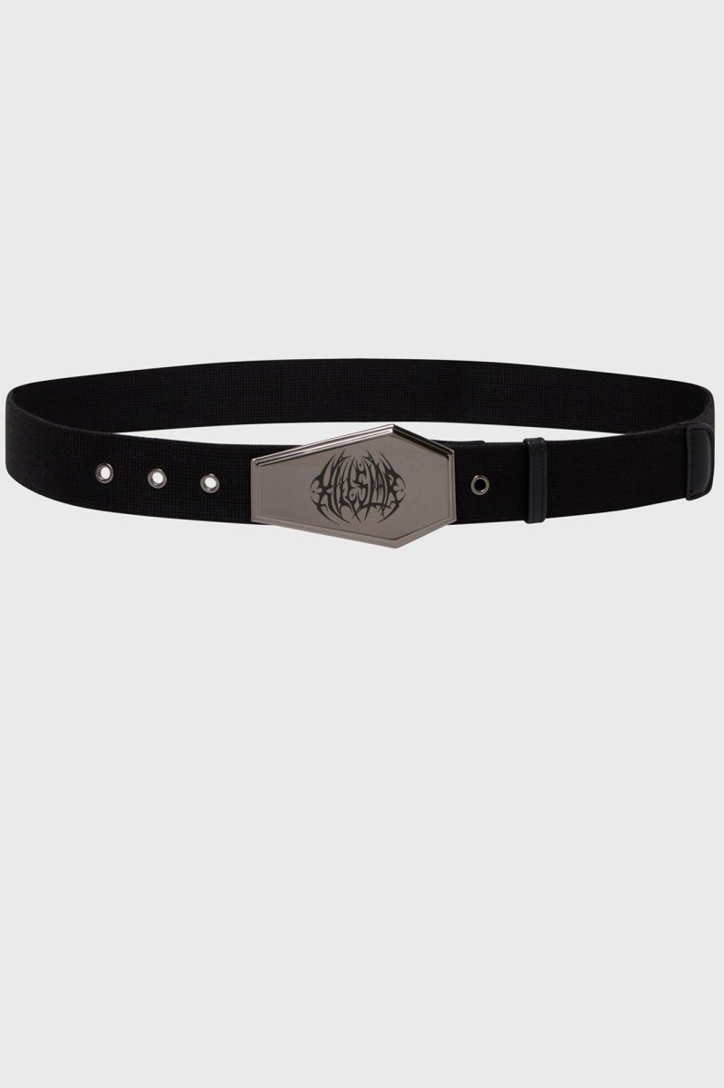 画像1: 【Mens】Shadowmark Coffin Buckle Belt / キャンバス生地 / ベルト【KILL STAR】 (1)