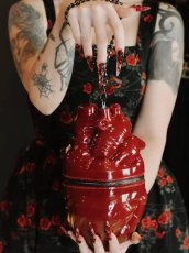 画像8: Chalice Heart Bag / 聖杯の心臓 / ハンドバッグ【KILL STAR】 (8)