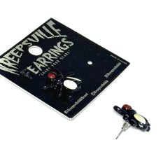 画像3: 🔥SALE🔥Fly Black Stud Earring / ピアス【KREEPSVILLE 666】 (3)