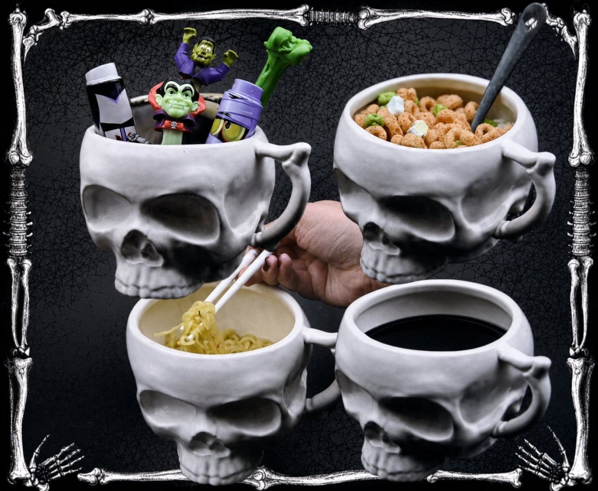画像5: 🔥SALE🔥Anatomical Skull / White / カップ【KREEPSVILLE 666】 (5)