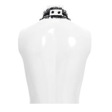画像4: Gothic Cross Beaded Neckwear / White / 付け襟 / ジャボタイ【Devil Fashion】 (4)