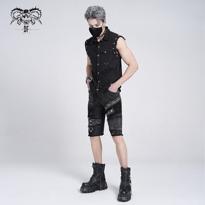 Mens】decadence Summer punk shorts/ ショートパンツ【Devil Fashion