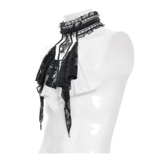 画像3: Gothic Cross Beaded Neckwear / White / 付け襟 / ジャボタイ【Devil Fashion】 (3)