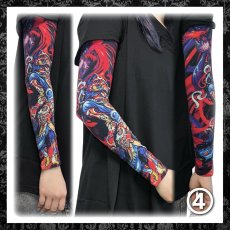 画像5: 【冷感・UVカット】COLD TATTOO SLEEVE / アームスリーブ / SRW (5)