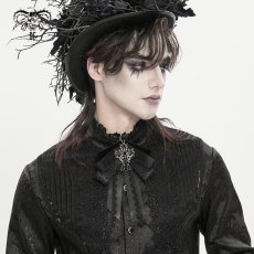 画像5: Gothic ribbon bow tie / Black / 蝶ネクタイ【Devil Fashion】 (5)