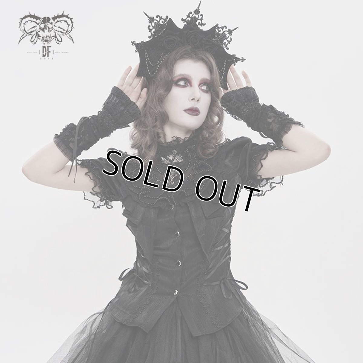 画像4: Lolita Shimmer Blouse / シフォン ブラウス【Devil Fashion】 (4)