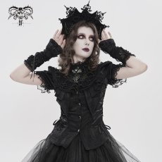 画像4: Lolita Shimmer Blouse / シフォン ブラウス【Devil Fashion】 (4)