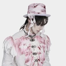 画像6: The Hollow Lord Top Hat / White / ハット【Devil Fashion】 (6)