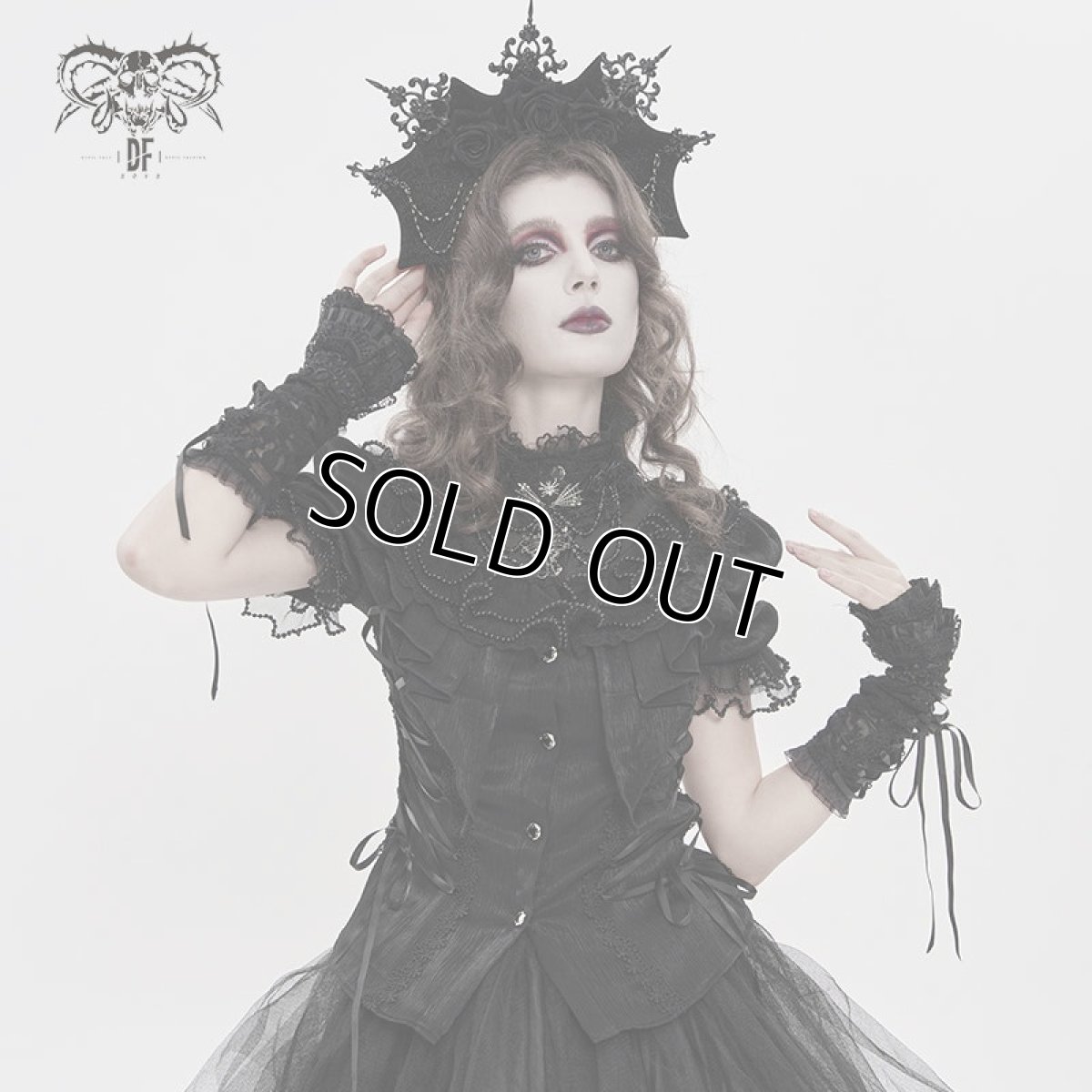 画像3: Lolita Shimmer Blouse / シフォン ブラウス【Devil Fashion】 (3)
