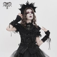画像3: Lolita Shimmer Blouse / シフォン ブラウス【Devil Fashion】 (3)