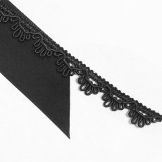 画像11: Gothic ribbon bow tie / Black / 蝶ネクタイ【Devil Fashion】 (11)