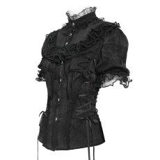 画像8: Lolita Shimmer Blouse / シフォン ブラウス【Devil Fashion】 (8)