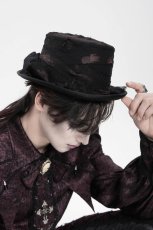 画像1: The Hollow Lord Top Hat / ハット【Devil Fashion】 (1)