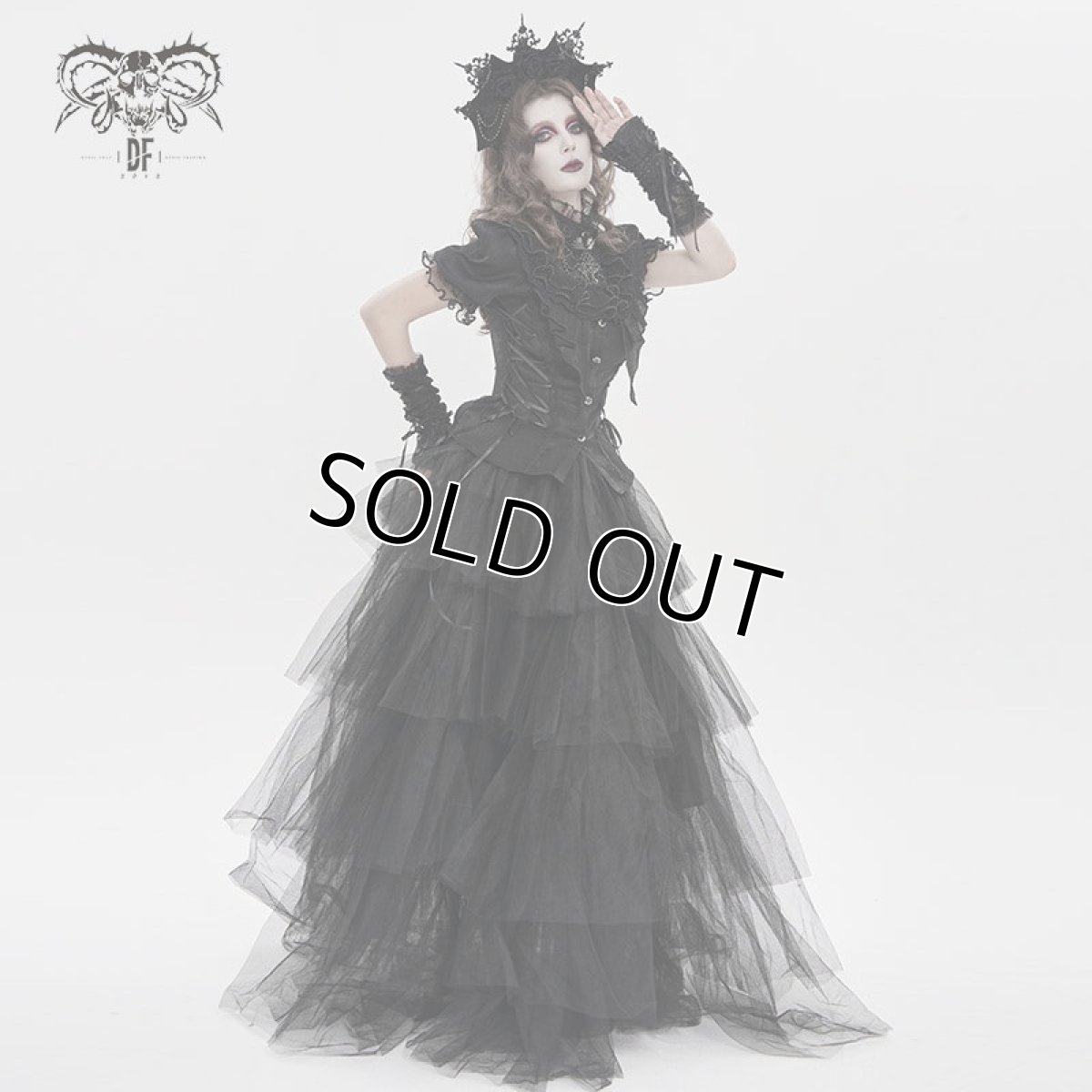 画像5: Lolita Shimmer Blouse / シフォン ブラウス【Devil Fashion】 (5)