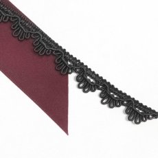 画像9: Gothic ribbon bow tie / Burgundy / 蝶ネクタイ【Devil Fashion】 (9)