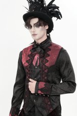 画像14: Gothic ribbon bow tie / Burgundy / 蝶ネクタイ【Devil Fashion】 (14)