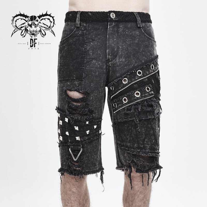 Mens】decadence Summer punk shorts/ ショートパンツ【Devil Fashion