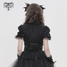 画像7: Lolita Shimmer Blouse / シフォン ブラウス【Devil Fashion】 (7)