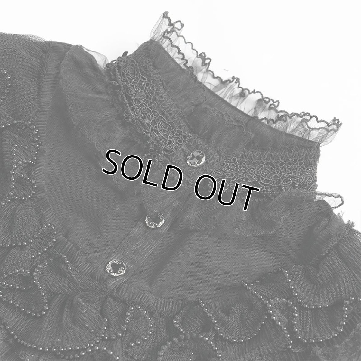 画像10: Lolita Shimmer Blouse / シフォン ブラウス【Devil Fashion】 (10)