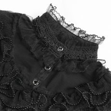 画像10: Lolita Shimmer Blouse / シフォン ブラウス【Devil Fashion】 (10)
