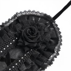 画像6: Lolita Rose Flower Headband with Veil  / ヘッドドレス【Devil Fashion】 (6)