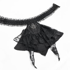 画像9: Gothic Cross Beaded Neckwear / Black / 付け襟 / ジャボタイ【Devil Fashion】 (9)