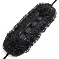 画像5: Lolita Rose Flower Headband with Veil  / ヘッドドレス【Devil Fashion】 (5)