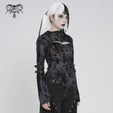 画像3: Sheer gothic mesh top / シアー トップス【Devil Fashion】 (3)