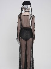 画像7: Punk Bat Cross Mesh Top / トップス【Devil Fashion】 (7)