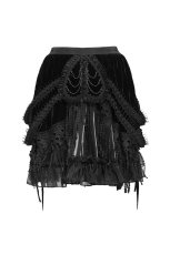 画像10: Rock Nocturne Velvet Ruffle Skirt / スカート【Devil Fashion】 (10)