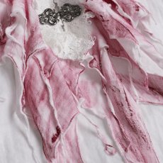 画像10: 【Mens】Gothic Ruffled Plunging Stand Collar Shirt / ブラウス【Devil Fashion】 (10)