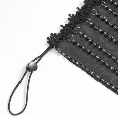 画像9: Gothic Beaded Tassels Mask / ベールマスク【Devil Fashion】 (9)