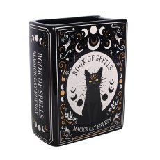 画像3: Black Cat Magick Book Shaped Vase / 花瓶【GOTHIC HOMEWARE】 (3)