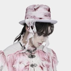 画像1: The Hollow Lord Top Hat / White / ハット【Devil Fashion】 (1)