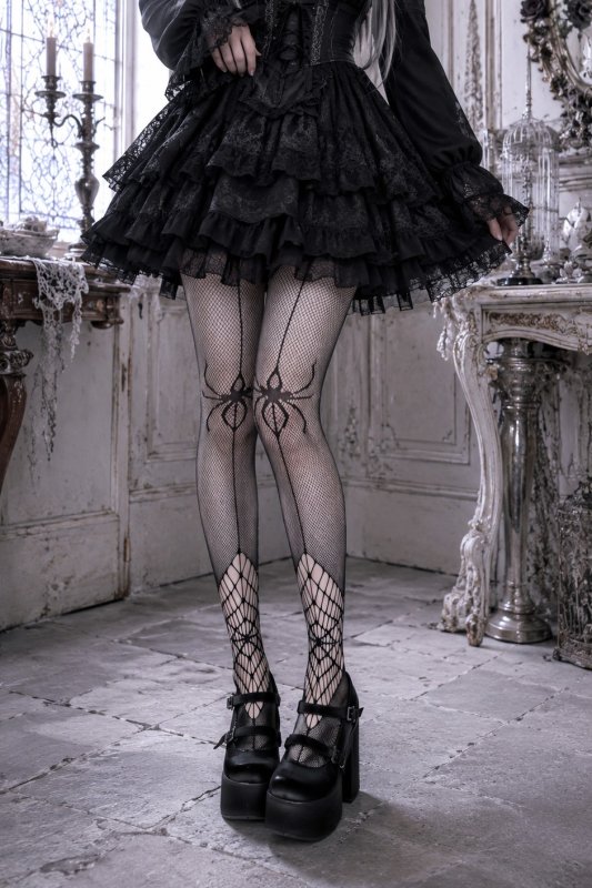 SPIDER LINE TIGHTS / 網タイツ | Spider Rock Web