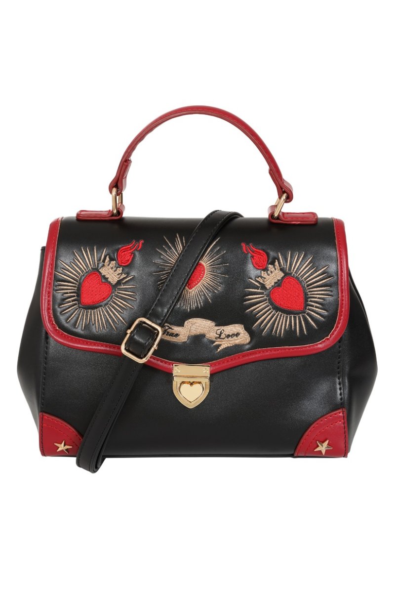 画像4: TRUE LOVE HANDBAG / ハンドバッグ【Banned Apparel】 (4)