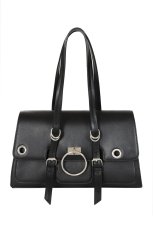画像2: Coffin Ring Flap Bag / ハンドバッグ【Banned Apparel】 (2)