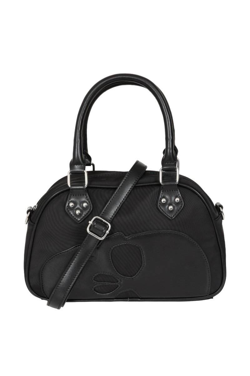画像5: Blackout Bowler Bag / Black / ハンドバッグ【Banned Apparel】 (5)