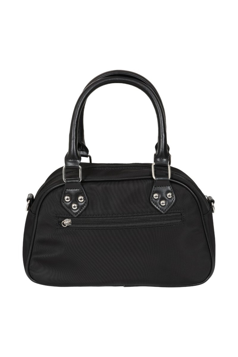 画像4: Blackout Bowler Bag / Black / ハンドバッグ【Banned Apparel】 (4)