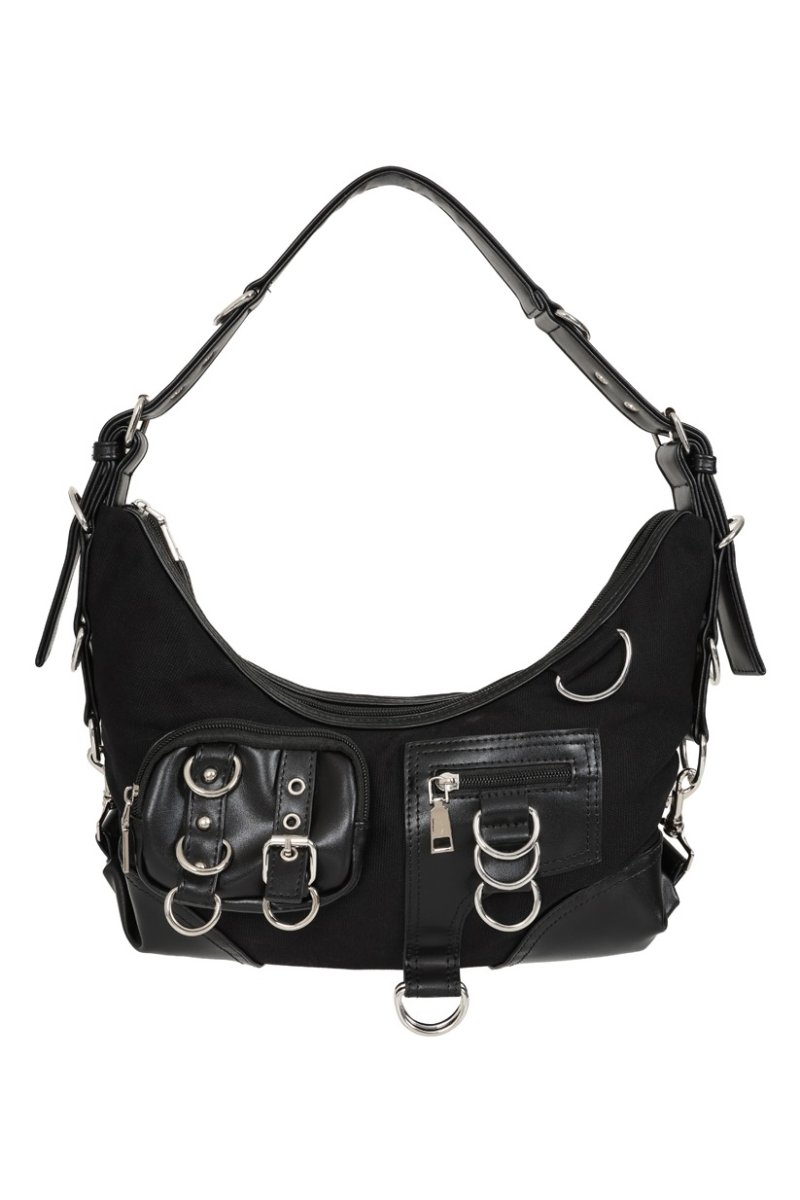 画像2: Nightshift Cargo Bag / ショルダーバッグ【Banned Apparel】 (2)