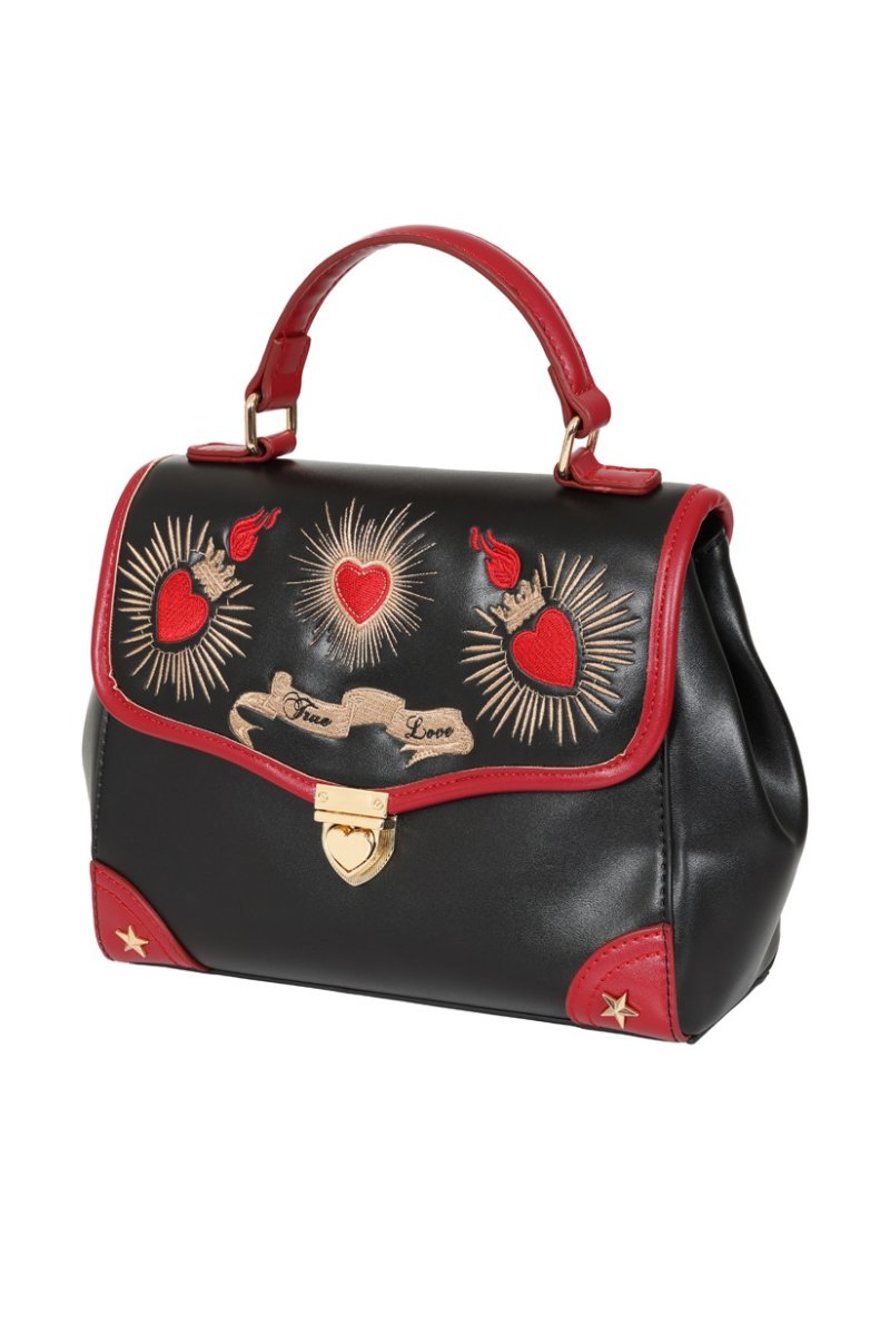 画像3: TRUE LOVE HANDBAG / ハンドバッグ【Banned Apparel】 (3)