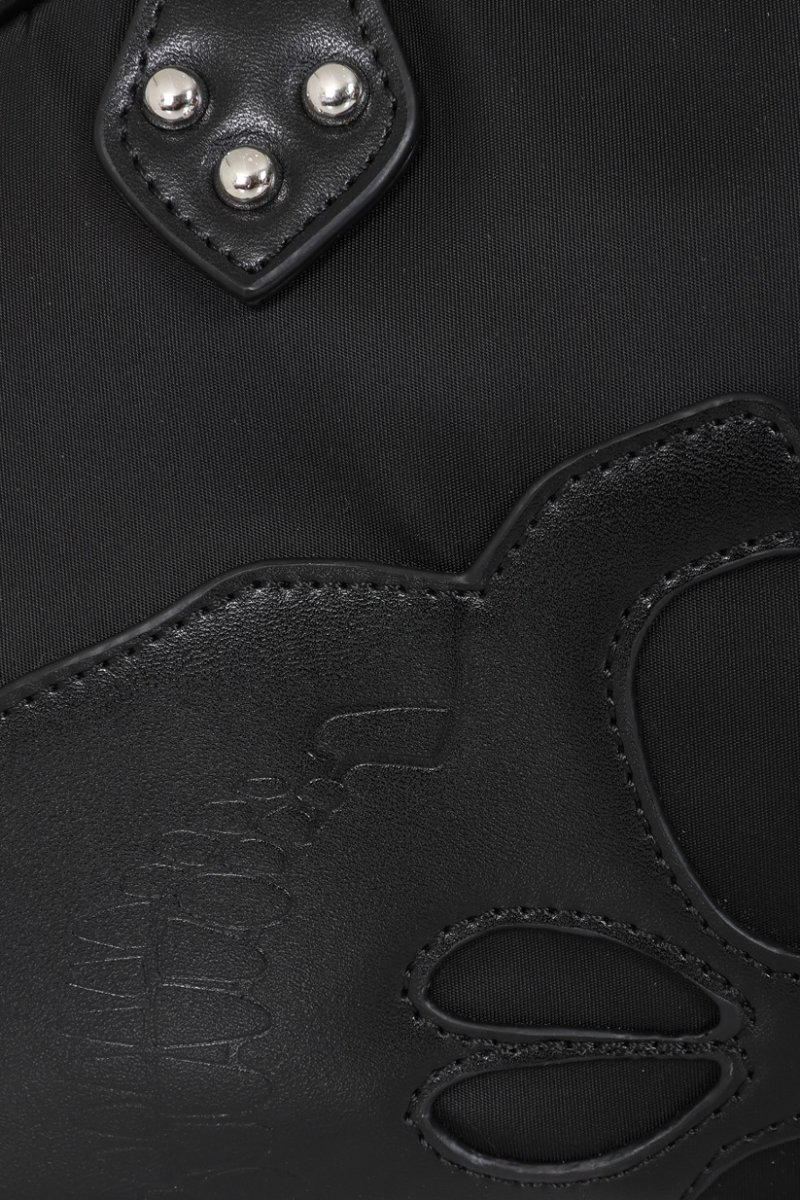 画像6: Blackout Bowler Bag / Black / ハンドバッグ【Banned Apparel】 (6)