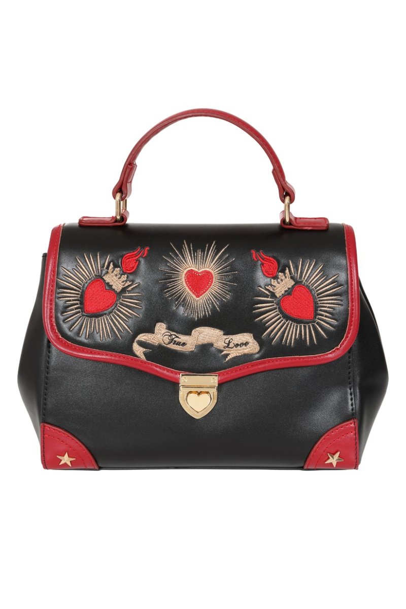 画像1: TRUE LOVE HANDBAG / ハンドバッグ【Banned Apparel】 (1)