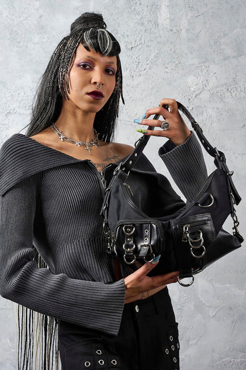 画像1: Nightshift Cargo Bag / ショルダーバッグ【Banned Apparel】 (1)