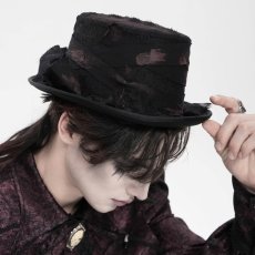 画像1: The Hollow Lord Top Hat / ハット【Devil Fashion】 (1)