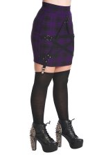 画像4: RHAN SKIRT / Purple / スカート【Banned Apparel】 (4)