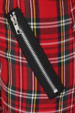 画像9:  【Mens】AVENGENCE CHECK TROUSER / Red  / パンツ【Banned Apparel】 (9)