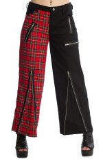 画像2: 🔥SALE🔥KRAMPUS TROUSERS / Black×Red  / パンツ【Banned Apparel】 (2)